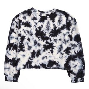 Treasure &‎ Bond Kids' Crop sweatshirt organic cotton tie dye Girls large 10/12